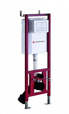 Система инсталляции для подвесного унитаза 400х1160 (4 в 1 с клавишей смыва) Terminus Северск - фото 2