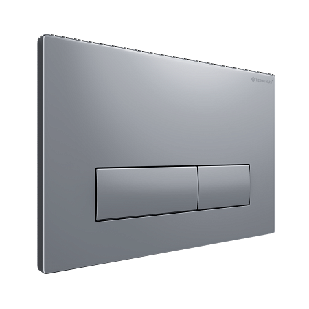 Клавиша смыва для инсталляции Terminus Классик кнопка прямоугольник цвет хром Северск - фото 2