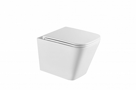 Подвесной унитаз безободковый Terminus Ватикан 490х340 белый Северск - фото 4