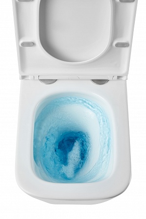 Подвесной унитаз безободковый Terminus Ватикан 490х340 белый Северск - фото 8