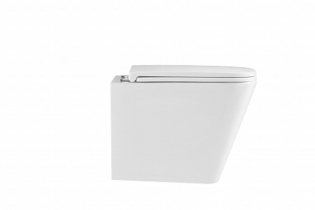 Подвесной унитаз безободковый Terminus Ватикан 490х340 белый Северск - фото 6