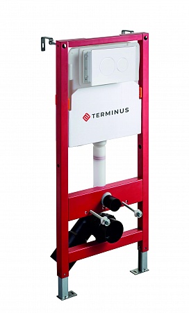 Пневматическая система инсталляции для подвесного унитаза 500х1125 (4 в 1 с клавишей смыва) Terminus Северск - фото 2