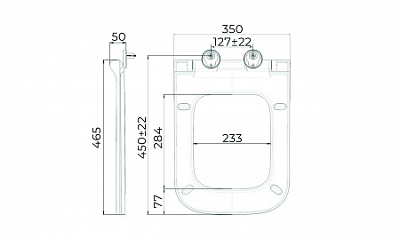 Сиденье для унитаза Terminus Ното цвет белый Северск - фото 7
