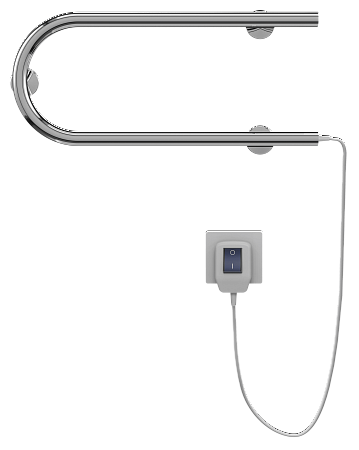 Электро 25 П-обр 600х200 Полотенцесушитель  TERMINUS Северск - фото 2