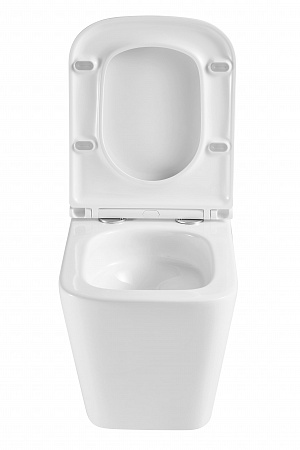 Подвесной унитаз безободковый Terminus Ватикан 490х340 белый Северск - фото 7