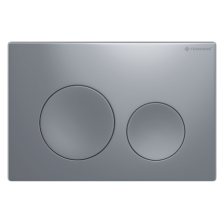 Клавиша смыва для инсталляции Terminus Классик кнопка круг цвет хром Северск - фото 1