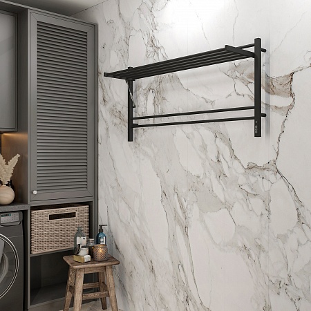 Горизонт П8 1200х600 электро КС ЧЕРНЫЙ МУАР Полотенцесушитель TERMINUS Северск - фото 4