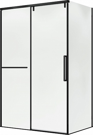Душевой уголок слайдер Terminus Альба 02 900х1200х2200  прямоугольник чёрный Северск - фото 1