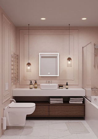 Подвесной унитаз Terminus Ното 550х350 белый Северск - фото 3